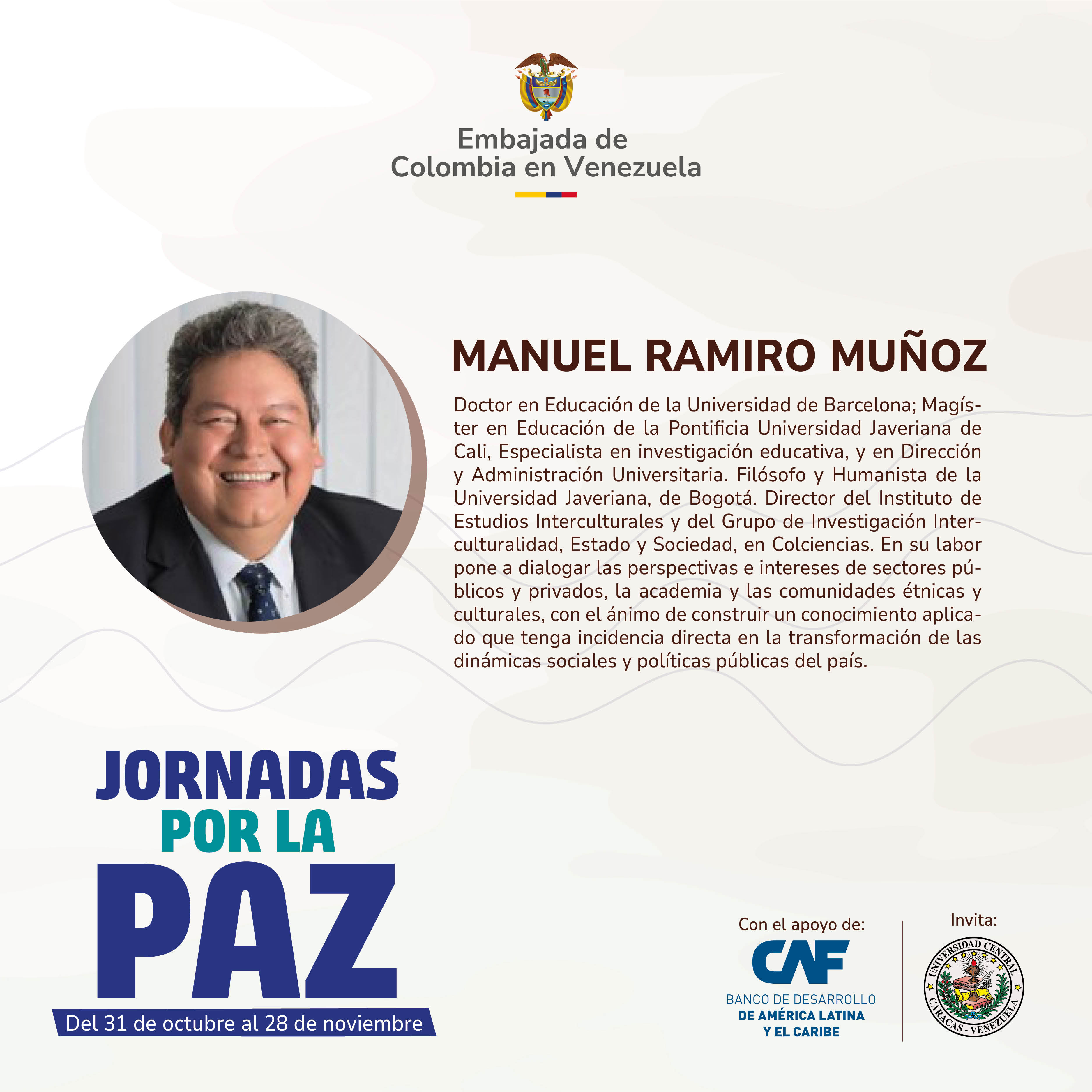 Colombia comparte con Venezuela su experiencia en la construcción de paz y resolución de conflictos