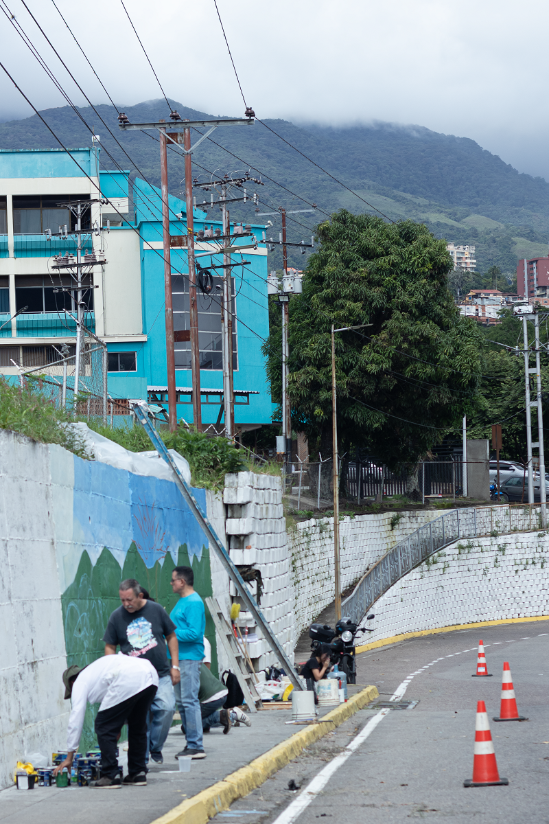 La Paz y la Biodiversidad cobraron vida en un mural colectivo en San Cristóbal