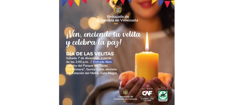 En el cierre de las Jornadas por la Paz: Embajada de Colombia en Venezuela realizará evento cultural