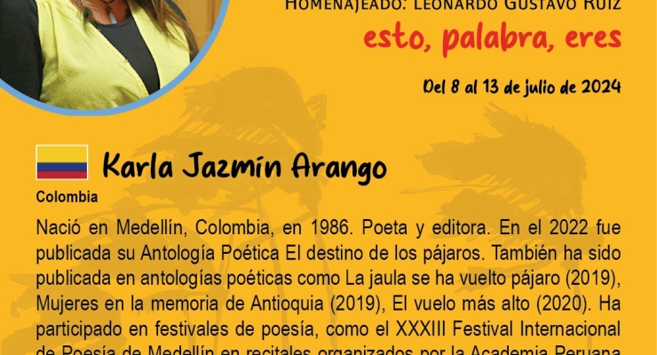 Cuatro poetas colombianos participarán en el 18 Festival Mundial de Poesía de Venezuela