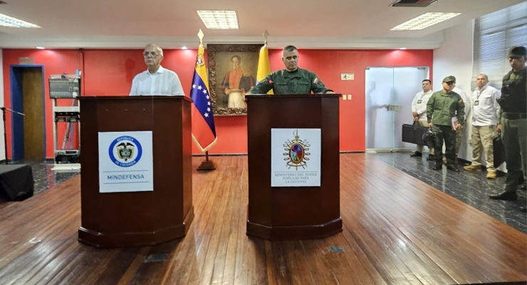 Ministros de Defensa de Colombia y Venezuela establecieron lineamientos de cooperación en seguridad y defensa