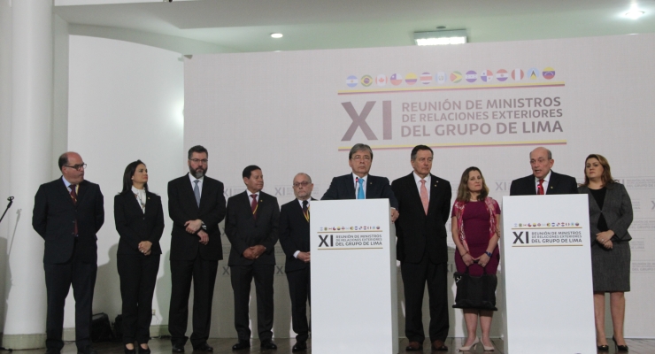 Declaración del Grupo de Lima en apoyo al proceso de transición democrática en Venezuela